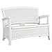 Suncast ELEMENTS Loveseat with Storage, White
