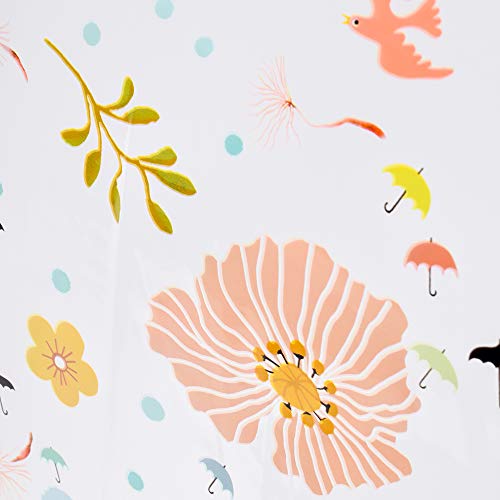 DJECO Mommy & Me Umbrella Little Flowers - Adult Size, Safety Pink - Image 8