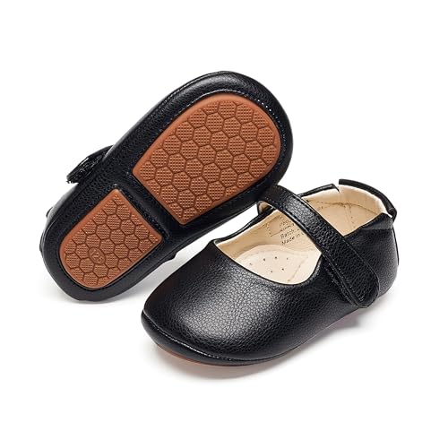 Image of PHIRAMIN Toddler Girl Mary Jane Dress Shoes-Little Girl School Uniform Shoes for Wedding Party