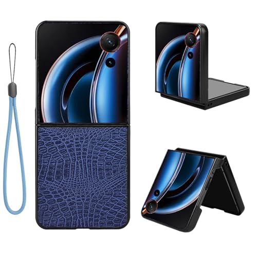 For ZTE nubia Flip 3 5G �P�[�X �[�`�F�[���t�� YANMONGI ���^ �y�� �ϏՌ� �����h�~ ����~�� �����Y�ی� ���h�~ �Ռ��z�� �w��h�~ �g�уP�[�X ZTE nubia Flip 3 5G �X�}�z�P�[�X �Ή� (�u���[)