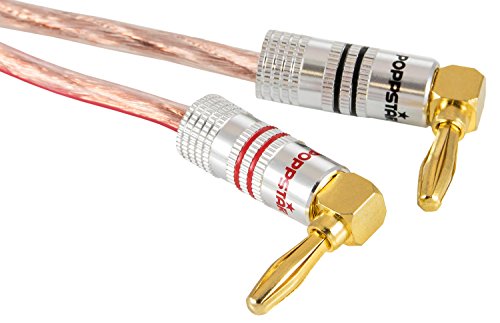 Poppstar Connettori a banana, inclinata, per cavo