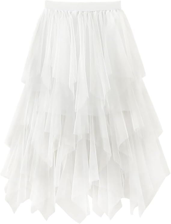 White Tulle Skirt