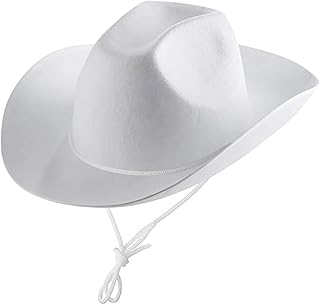 Sombrero de fieltro vintage para mujeres y hombres, sombreros de vaquero para fiesta, color sólido, estilo occidental, sombrero de cosplay para hombre
