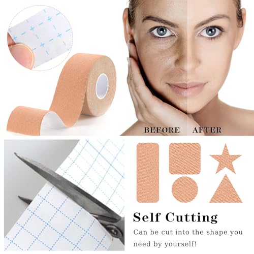 Tape für Gesicht Qiweis Face Lifting Tape – 2 Rollen gegen Falten