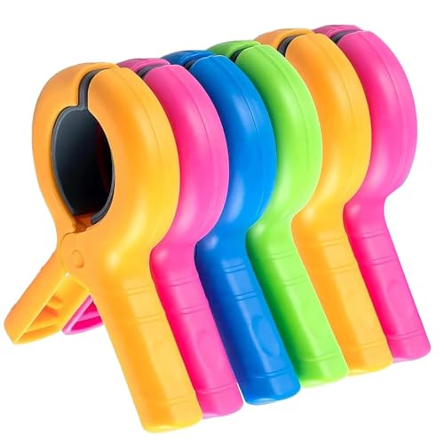 6Pcs Beach Towel Clips,Towels Clips for Sun Loungers,Towel P