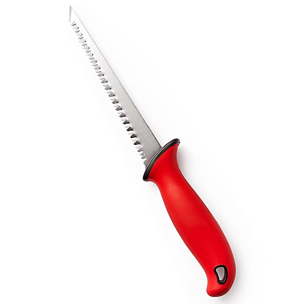 Dekton Jab Saw-pro-Extra-Sharp Teeth And Pointed End For Piercing Plasterboard| Large Smooth End Pad Facilitates Pushing, Twisting|1.8mm Extra Thick Blade| Excellent For Wood, Plastic, Drywall Cutting