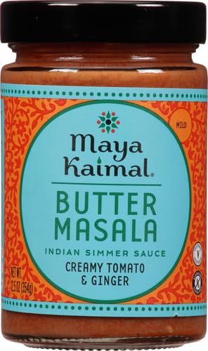Miniatura 2 de Maya Kaimal Salsa de mantequilla Masala 125 onzas salsa de fuego india suave con tomate cremoso y jengibre Vegetariana sin gluten