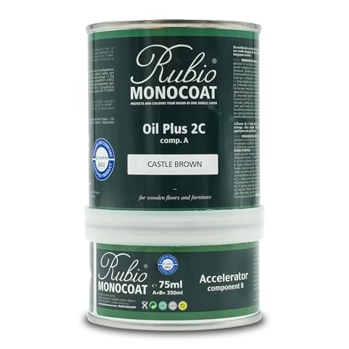 Rubio Monocoat Wood Stain & Finish 175 ft² - Castle Brown | ...