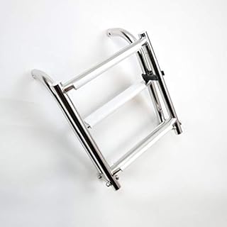 Folding Boarding Ladder 316 Stainless Steel 3 steps for Marine Boat, Marine