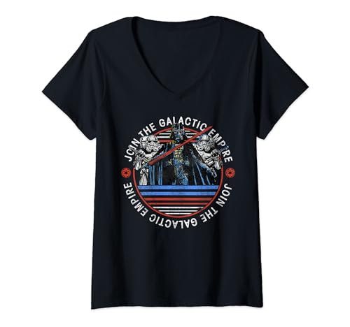 T-shirt Star Wars femme look geek chic col V pour le quotidien