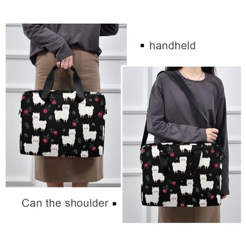 Bolso maletín para laptop 15.6 pulgadas con correa y asa miniatura 2