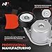 A-Premium Belt Tensioner Assembly with Pulley Compatible with Jeep Grand Cherokee 2014-2018 3.0L & Ram 1500 2014-2018 3.0L, Replace# 68325057AA