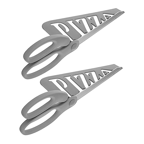 Cabilock Taglia Pizza Con Forbici Staccabili 2 Pezzi in Acciaio Inox Facile Da Pulire Accessorio Da Cucina Per La Casa Colore Casuale