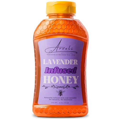 Lavender Honey - Infused Honey with Real Lavender...