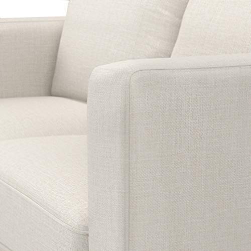 Amazon Brand – Rivet Revolve Modern Upholstered Loveseat Sofa, 56"W, Linen #TOP1