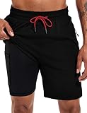 Atforna Mens Swim Trunks Summer Quick Dry Stretch Compression Liner Bathing Suits for Men Swim Swimw