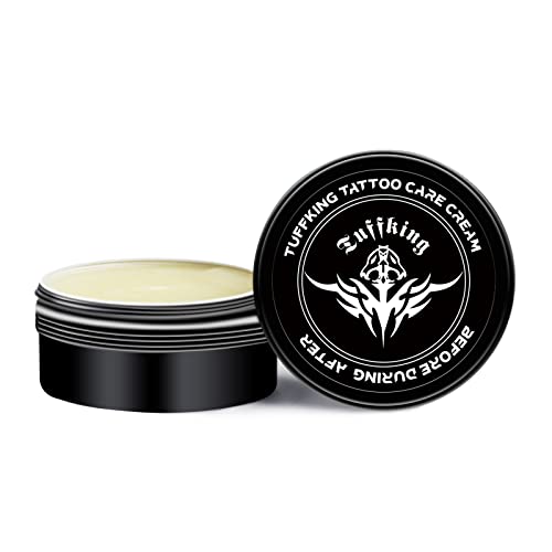 Tuffking Tattoo Aftercare Balm,Tattoo Butter Lotion, Color Enhancement That Revives Old Tattoos Daily Moisturizer,Vegan Tattoo Cream No-Petroleum （ 5G ） #TOP1