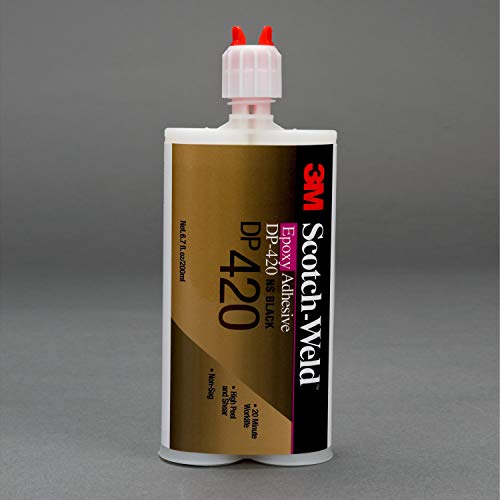 3M Scotch-Weld 39286 Epoxy Adhesive DP420NS, 200 mL, Black, 6.763 fl. oz.