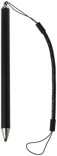 Lápiz óptico para pantallas táctiles, cordón antipérdida, tableta, pantallas táctiles, fibra de malla, punta de fibra, lápiz capacitivo para
