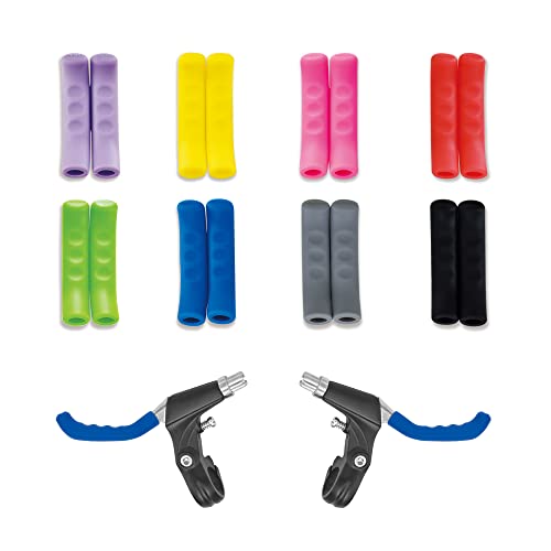Exnavi A Pack Of 8 Pairs Anti-Slip Brake Handle Silicone Sleeve Mountain Road Bike Dead Fly Universal Type Brake Lever Protection Cover #TOP30