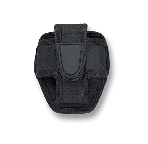 Cuchilleria Deportiva ALBAINOX 34393. Funda de grilletes de Nylon. Negro. Sistema Cierre de Velcro. Tamaño Standard. Herramienta para Caza, Pesca, Camping, Outdoor, Supervivencia y Bushcraft