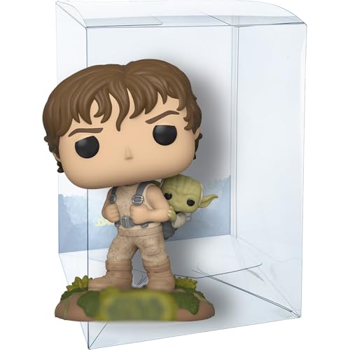 Luke Skywalke r & Yod a: P o p ! Paquete de figuras de vinilo con 1 protector gráfico compatible (245-46768 - B)