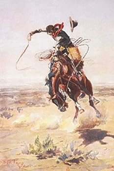 Western Cowboys Journal: With Journal Paper, 200 Pages, 6"x9", A Bad Hoss by Charles Marion Russell