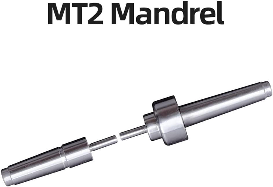 Turning Tools，MT2 Woodworking Pen Mandrel Bundle, Mandrel Woodworking Live Center Turningtools Lathe Accessory