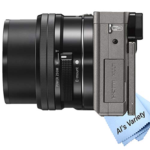 Sony Alpha a6000 (Graphite) Mirrorless Digital Camera with 16-50mm Lens + 32GB Card, Tripod, Case, and More (18pc Bundle) - Thumbnail 3