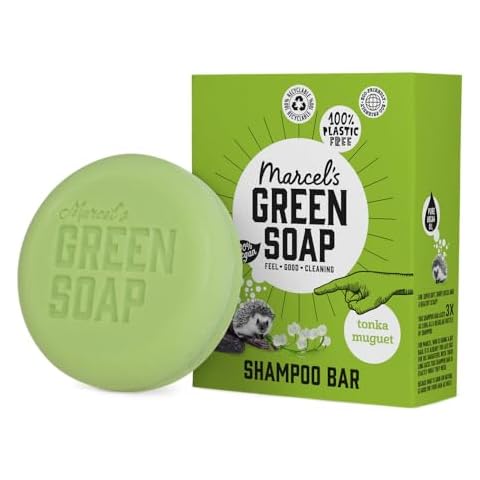 Marcel's Green Soap Tonka & Muguet Shampoo Bar Cover