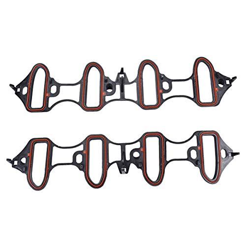 Puengsi Intake Manifold Gasket Set Replacement Fit For Chevy 2002-2006 Avalanche 1500 2003-2009 Express 2500 3500 Gmc 2003-2009 Yukon Xl 1500 2500 Savana 2500 3500 2000-2009 #TOP2