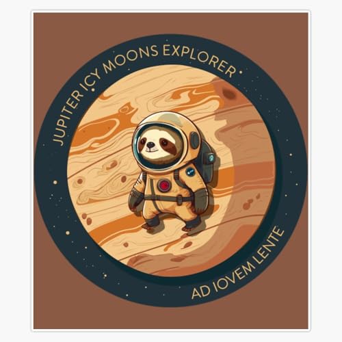ESA Juice Mission Jupiter Icy Moons Explorer Sticker 5