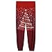 Cotton Pajama Pants Men, Sleep Long Lounge Bottoms With Elastic Waist Men'S Western Fashion Pijamas De Navidad Sweatpants (3XL, Deep Red)