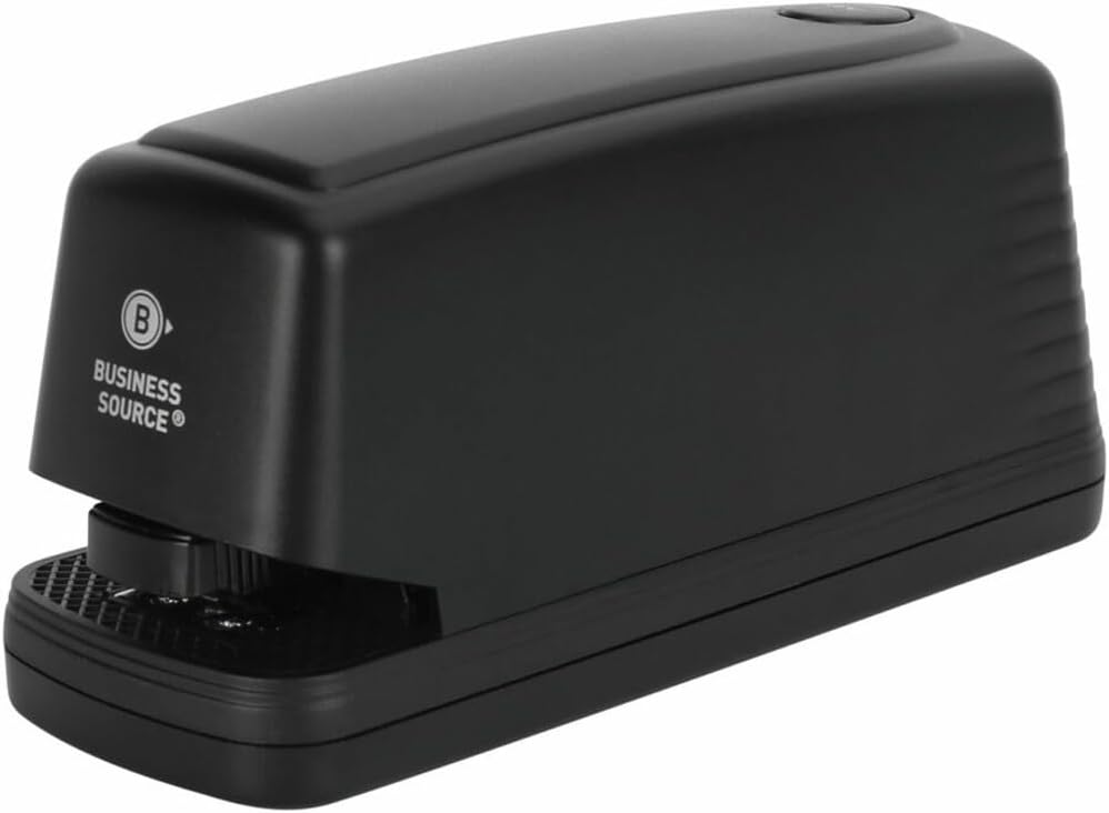 Business Source BSN65662 Electric Stapler Black - 25 Sheet