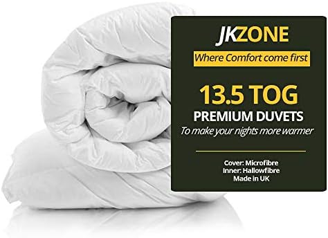 Sweet Dream Cosy Sleep nights Soft Winter & Summer Warm Duvet Quilt Anti Allergy Hollow Fiber UK Made 10.5 TOG, 13.5 TOG , 15 TOG (4.5 Tog, Single)