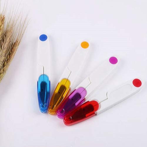 SUPVOX tesoura de costura em forma de V ponto cruz pequena tesoura cortador de fios ferramenta para