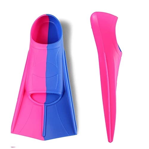Foyinbet Kids Swim Fins,Short Youth Fins Swimming Flippers For Lap Swimming And Training For Children Girls Boys Teens X-Small #TOP7
