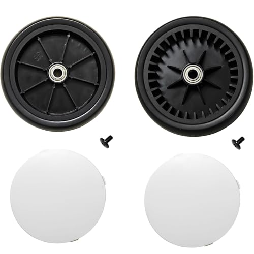 Stroller Bearing Wheel, Rear Wheel Replacement Compatible for Babyzen YOYO2 YOYO 6+, 2 Pack