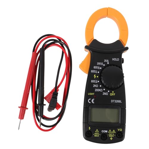 BELLIFFY Pince Multimètre Numérique Pince Ampèremétrique Voltmètre Ohmmètre Wattmètre Moniteur De Tension