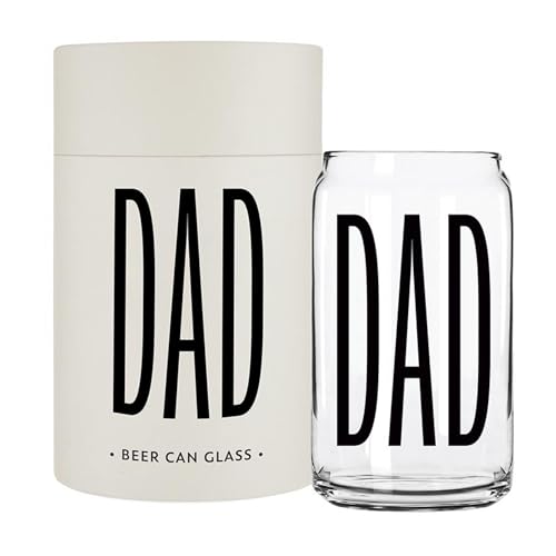 Santa Barbara Design Studio Beer Can Shaped Pint Glass, 16-Ounce, Dad