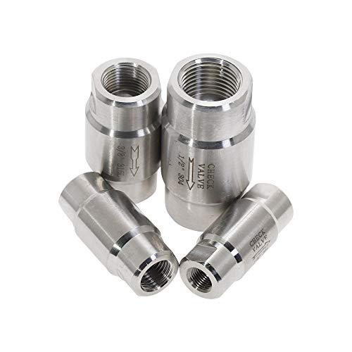 Vanne haute pression inox 304 filetée 3/8 pouce pour fluide eau gaz DN10 - 5