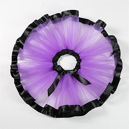 Saia de botão para meninas grandes, fantasia de festa de dança para meninas de Halloween, saia de tu