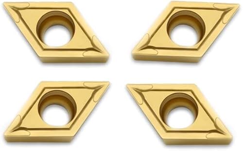 Miniatura 4 de BestParts 20pcs DCMT11T304 Carburo Turning Insert Blade, DCMT 32.51 Carburo Torno Fresado Insertos