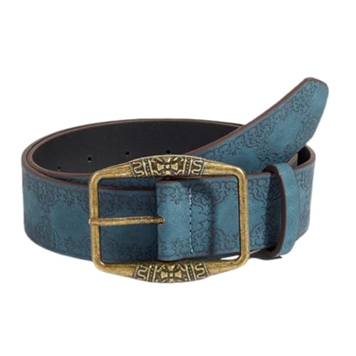 Vintage Western Cowboy Style Engraved Buckle Leather Belts Engraved Floral Cowgirl Bohemian Style Belt Jeans Pants