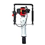 TFCFL 52CC Gas-Powered T Post Driver, 2 Stroke Fence Post Pile Driver, Manual Portable Lightweight Petrol Piledriver 2.3HP (Style1)