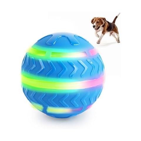 ALL FOR PAWS Interactive LED Dog Ball for Boredom Motion Activated Moving Dog Balls Toy Lights Up for Day/Night Play, Dog Enrichment Mental Stimulation Toys for Puppy, USB Rechargeable Dog Toys Cover