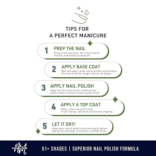 Image of Nails & More Ocean Blue Nail Polish, Argan Oil-Infused Gel Shine, Deep Blue Nails, Beachy Vibes | 10ml