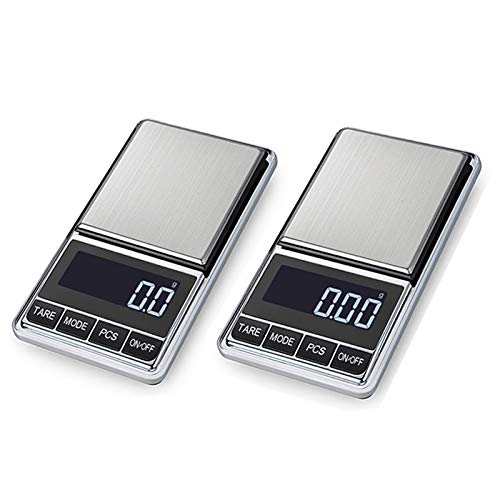 JINGYAN Báscula de Cocina Digital de Bolsillo balanza precisión, Escala Gramos Peso for la Cocina del Balance
