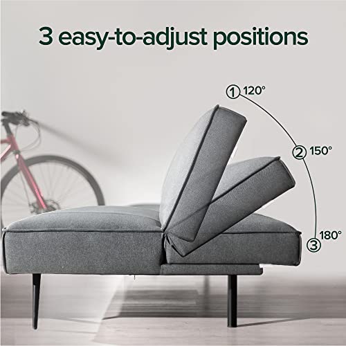 Zinus Quinn Sleeper Sofa / Convertible Sofa / Futon / 2 In 1 Folding Sofa Bed For Apartments, Guest Rooms, And Compact Spaces #TOP3