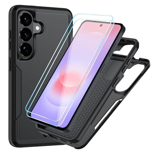 Suncasetor for Samsung Galaxy A37 5G Case Black Matte